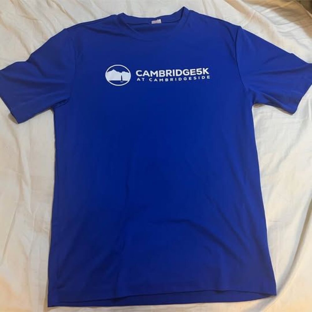 Sport-Tek Cambridge 5K Blue Performance T-Shirt Size M